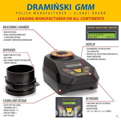 Grain Moisture Meter Draminski GMM Series in Bangladesh